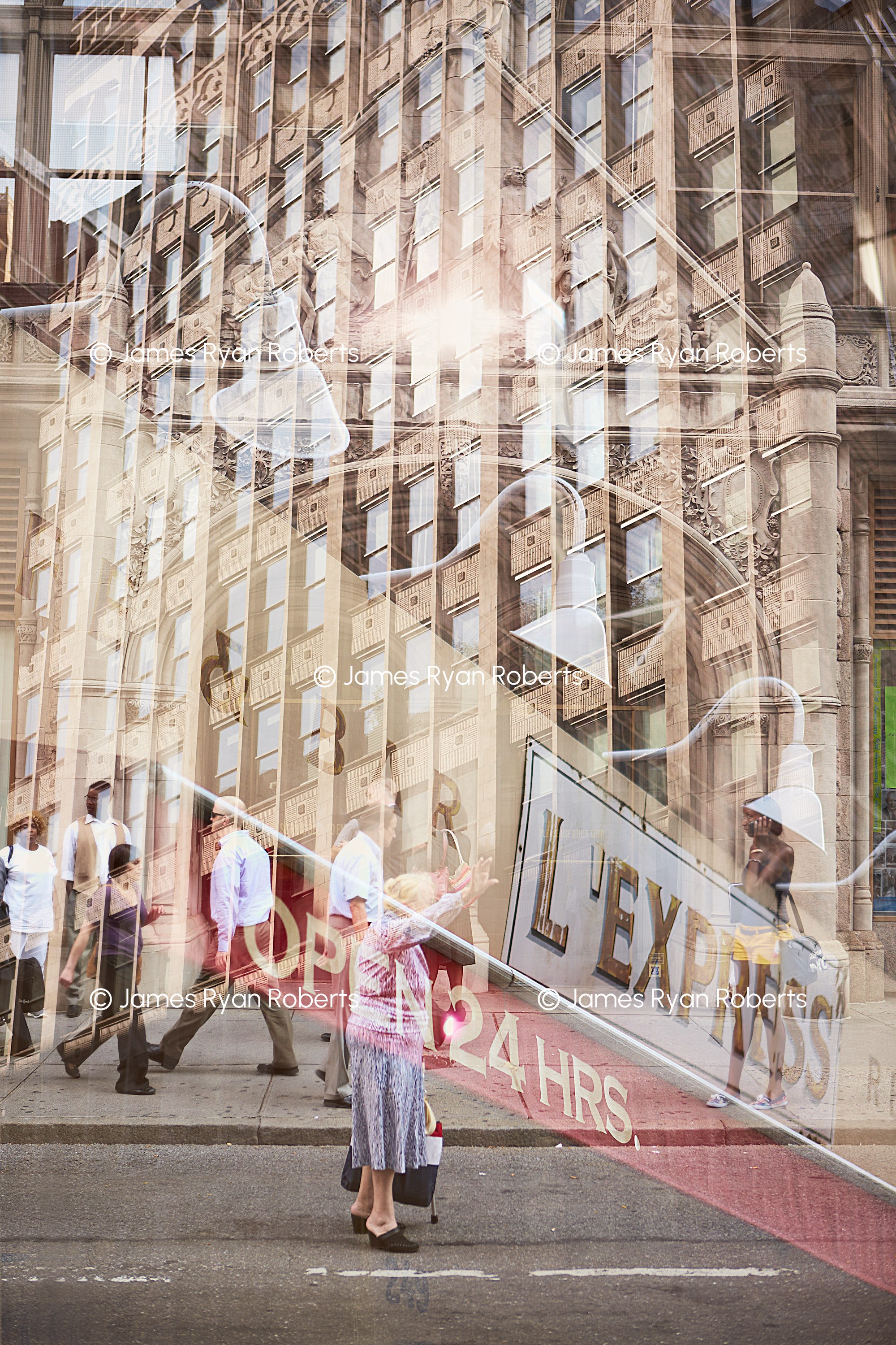 Passing Time on Park Ave — Triple Take large-format fine art print
